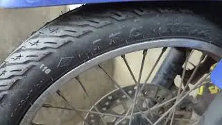 Ganti ban depan motor dengan irc nr 72 ukuran 250-17 dari 70/90 17