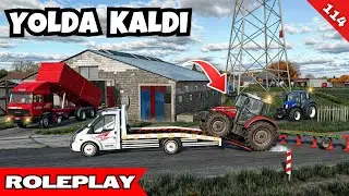 MASSEY FERGUSON 5440 YOLDA KALDI, ÇEKİCİ GELDİ | FS 22 GERÇEK HAYAT | MEDRP ANKARA | S3 B114