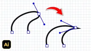 How to Split Direction Handles in Illustrator