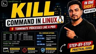 Kill Command in Linux | Stop Any Running Process