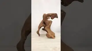 1.6   Wood Sculpture. Biomorphic sculpture. 2020