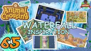 ACNH Waterfall Inspiration // Waterfall Ideas // Animal Crossing New Horizons (ACNH) Gameplay