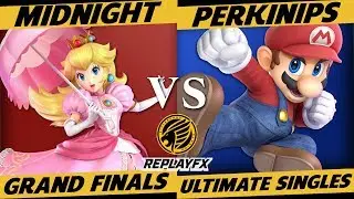 ReplayFX Smash Ultimate GRAND FINALS: Midnight [W] (Peach & Palutena) vs. Perkinips (Mario)