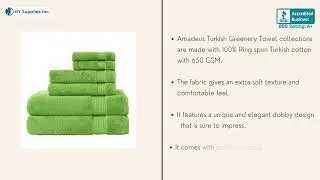 Amadeus Turkish Greenery Towel Wholesale USA | Turkish Towels Bulk Orders in USA | Hotel Towels USA