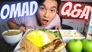 OMAD Mukbang Q&A | Intermittent Fasting Full Day Of Eating
