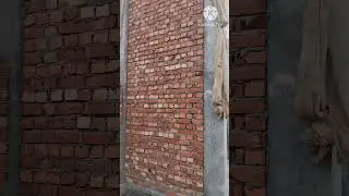 Brick Face Work Front and Back side #construction #brick #brickwork  #mistri