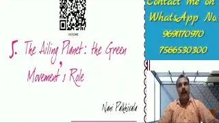 The Ailing Planet:the Green Movement's Role Explanation in Hindi Part 2 class 11th Hornbill