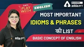 Most Important English Idioms and Phrases | English | Lets Play With English