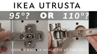 Установка петель IKEA Utrusta для кухонных шкафов: ЧАСТЬ 2