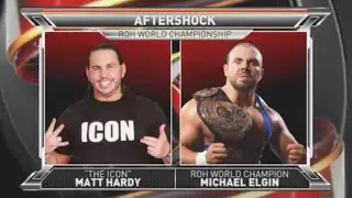 Matt Hardy vs. Michael Elgin - ROH World Title: SUMMER HEAT TOUR AFTERSHOCK 07.12.2014 | FULL MATCH 