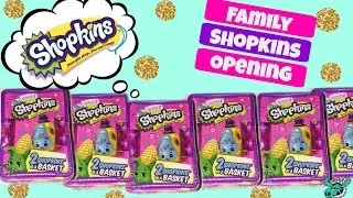 SHOPKINS Season 2 Blind Baskets OPENING- Daisy, Daddy & Mommy!&hearts;