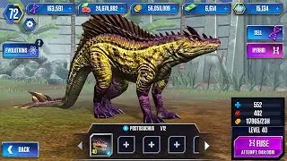 POSTOSUCHUS MAX LEVEL 40 - Jurassic World The Game - (iOS, Android) Gameplay