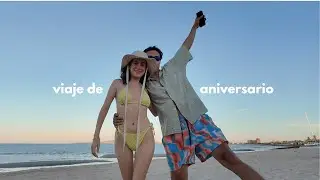 en la playa por nuestro aniversario