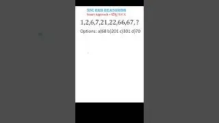 Number Series Reasoning  Solve in Seconds | #ssc #series