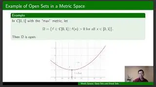 Open Sets and Closed Sets in Metric Spaces