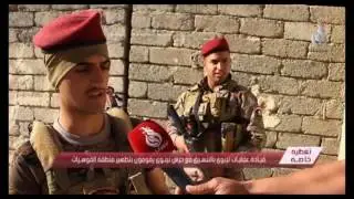 قيادة عمليات نينوى بالنسيق مع حرس نينوى يقومون بتطهير منطقة القوسيات
