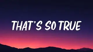 Gracie Abrams - That’s So True (Lyrics)