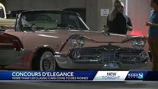 More than 150 classic cars on display for Des Moines Concours d'Elegance