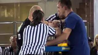 World Armwrestling Championship 2011 - Tomsons vs Tokarev (Right Hand)