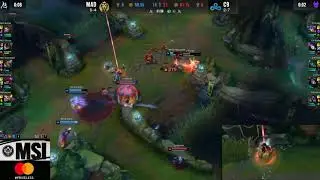 C9 Zven SOLO BOLO Humanoid 😮 MSI 2021 | C9 vs MAD
