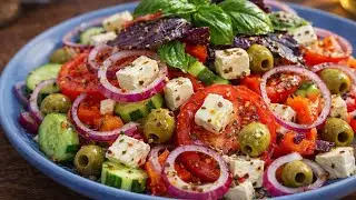 Nach Omas Art – Leichter Gemüsesalat mit Feta und Gewürzöl
