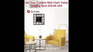 HOT SALE Customize Your Own Wall Clock with Your Photo