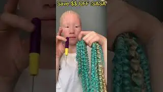 Crotchet Method🌺Gorgeous Color Hairstyle!! Most Realistic Natural Hair Tutorial #Elfinhair