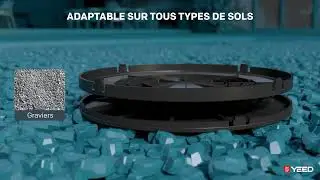 Accessoire disque autonivelant pour plot r&eacute;glable - YEED