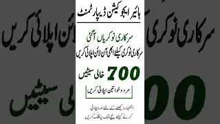 HEC jobs 2024 | HEC Higher Education Department Lecturer Jobs 2024 | Higher Education Jobs 2024