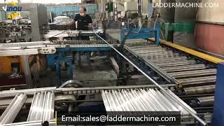 Aluminium Little Giant Ladder Inner Rungs Fully  Production Line with Cutting Feeding and Punching