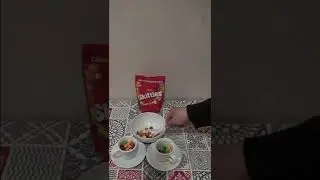 skittles 3 with coffee cup most satisfying sound #shorts #asmr #trending #skittles #candy