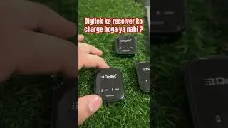 Digitek wireless mic ke receiver ko charge karna ya Nahi #digitek #digitekDWD101