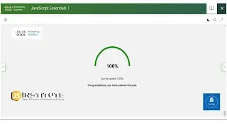 CISCO JavaScript Essential Module 2 100% Correct  Answers || JSE 1 Module 2 Answers 2023 ||