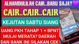ALHAMDULILLAH 😍&hearts;️ SABTU SIANG BANSOS PKH BPNT TAHAP 1 BARU CAIR LAGI DAERAH INI CEK