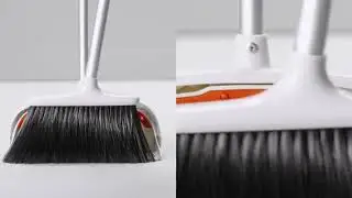 Amazoncom kelamayi Upgrade Broom and Dustpan Set Self Cleaning with Dustpan Teeth Ideal for Dog Cat