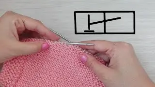 PURL STITCH WITH RIGHT SLANT FROM THE PREVIOUS ROW ► Analysis of knitting patterns