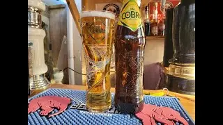 Cobra Premium Lager 660ml Bottle 4.5% ABV Beer review then Face off Vs Budweiser PerfectDraft