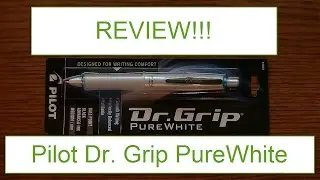 REVIEW! Pilot Dr. Grip Pure White pen | World's Best Pen or Ink Dump?
