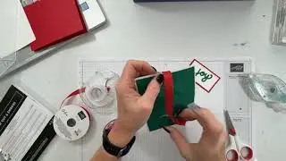 31 Projects in 31 Days--Day 15:  Jolly Holly Hybrid Embossing Folder