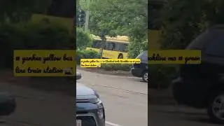 # yankee yellow bus 🚌 Cleveland circle Brookline ma green line train station 🚉