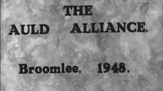 AULD ALLIANCE, French school visit to Scotland outside Aberfoyle 1948   Highland dancing vs Ballet