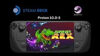 JumpJet Rex - Steam Deck Gameplay | 16-Bit Style Platformer