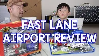 Fast Lane Airport Vehicle Set Toy Review by Ryder | NtenseKid