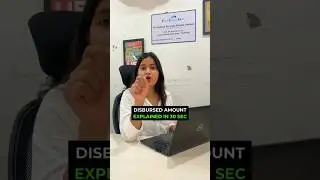 Sanctioned vs Disbursed Loan Amount | Loan Charges Explained | Loan Tips India #shorts #loanadvice