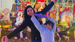 Stewart family Christmas light at Fayetteville | Christmas lights at Fayetteville Downtown