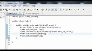 Java Game Tutorial - 1 - Setting Up