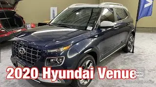 2020 Hyundai Venue Denim Edition-Exterior and Interior Walk Around At Spokane Auto Show