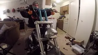 Dyna Build Ep 5 - Lucky 13 Handlebar Install part 2!