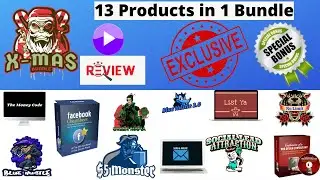 Xmas Bundle Review⚡💻📲📓 13 products for the price of 1📓📲Christmas Bonuses📓📲💻⚡FREE Insane Bonuses💰💲