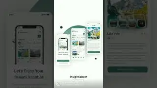 Creative & Modern UI design of Travel App Mobile Application.